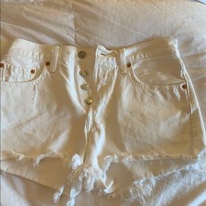 Levi’s High Rise Jean Shorts
